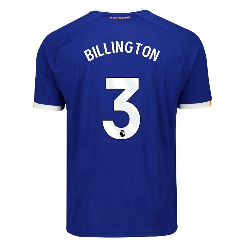 Danxen Niño Camiseta Harvey Billington #3 Azul Blanco Amarillo 1ª Equipación 2026/27 La Camisa México