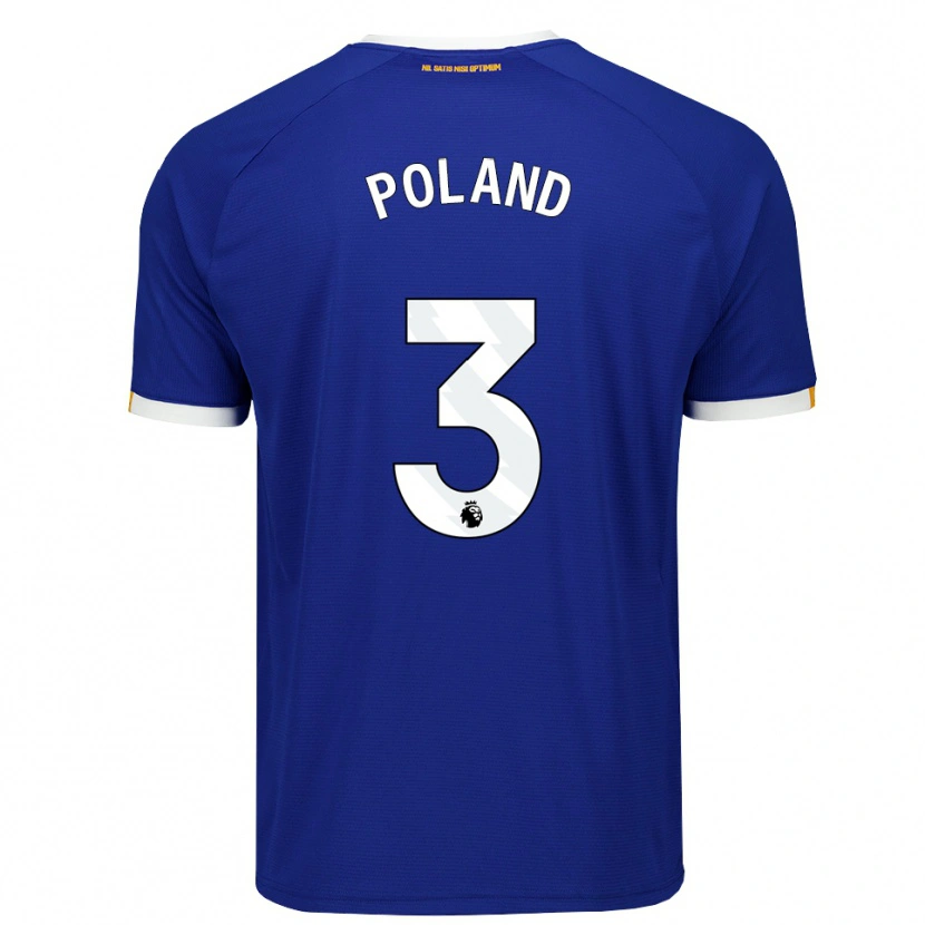 Danxen Niño Camiseta Louis Poland #3 Azul Blanco Amarillo 1ª Equipación 2026/27 La Camisa México