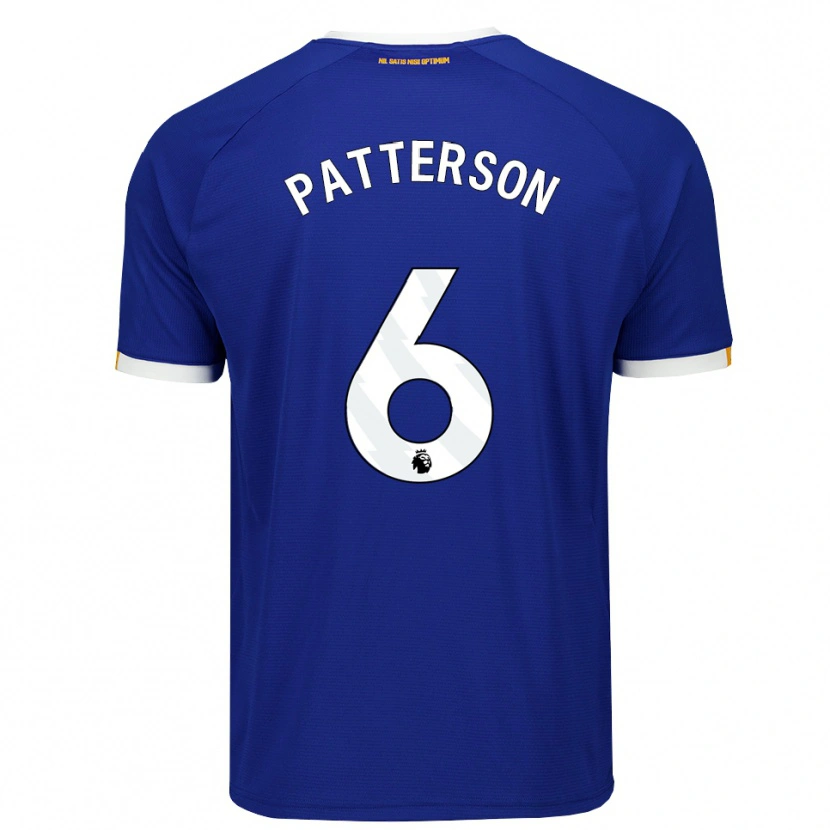 Danxen Niño Camiseta Jack Patterson #6 Azul Blanco Amarillo 1ª Equipación 2026/27 La Camisa México