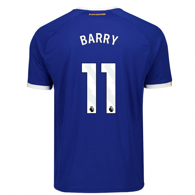 Danxen Niño Camiseta Thierno Barry #11 Azul Blanco Amarillo 1ª Equipación 2026/27 La Camisa México