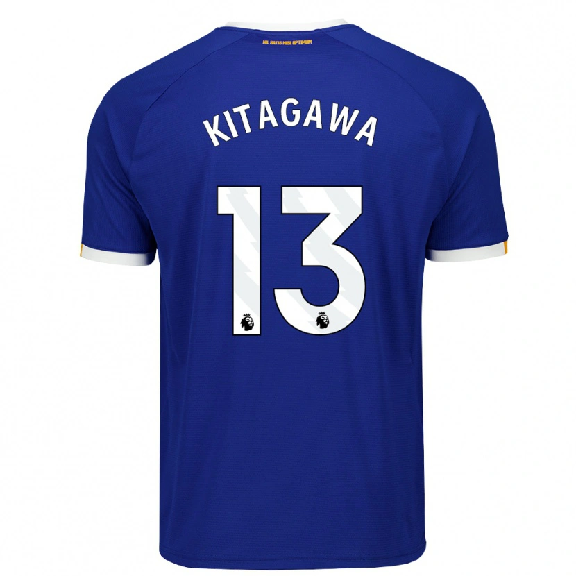Danxen Niño Camiseta Hikaru Kitagawa #13 Azul Blanco Amarillo 1ª Equipación 2026/27 La Camisa México