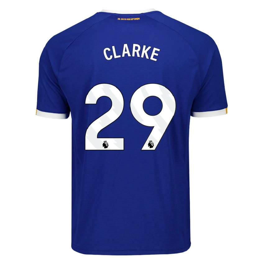 Danxen Niño Camiseta Abbey Clarke #29 Azul Blanco Amarillo 1ª Equipación 2026/27 La Camisa México