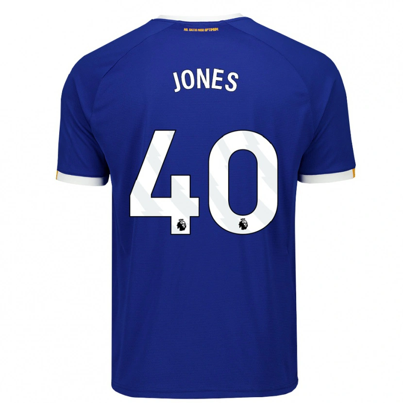 Danxen Niño Camiseta Ellie Jones #40 Azul Blanco Amarillo 1ª Equipación 2026/27 La Camisa México