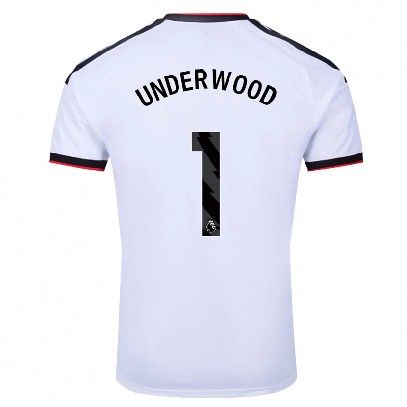 Danxen Niño Camiseta Marco Underwood #1 Blanco Negro Rojo 1ª Equipación 2026/27 La Camisa México