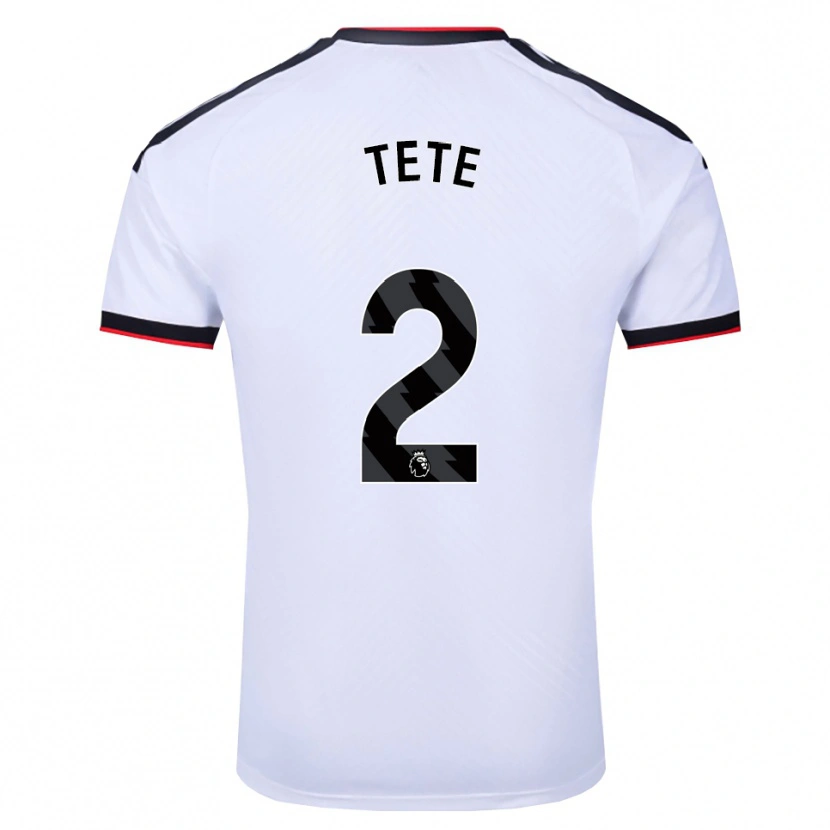 Danxen Niño Camiseta Kenny Tete #2 Blanco Negro Rojo 1ª Equipación 2026/27 La Camisa México