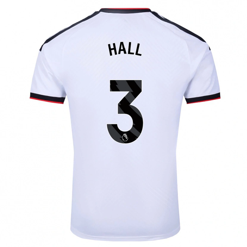 Danxen Niño Camiseta Marcel Hall #3 Blanco Negro Rojo 1ª Equipación 2026/27 La Camisa México