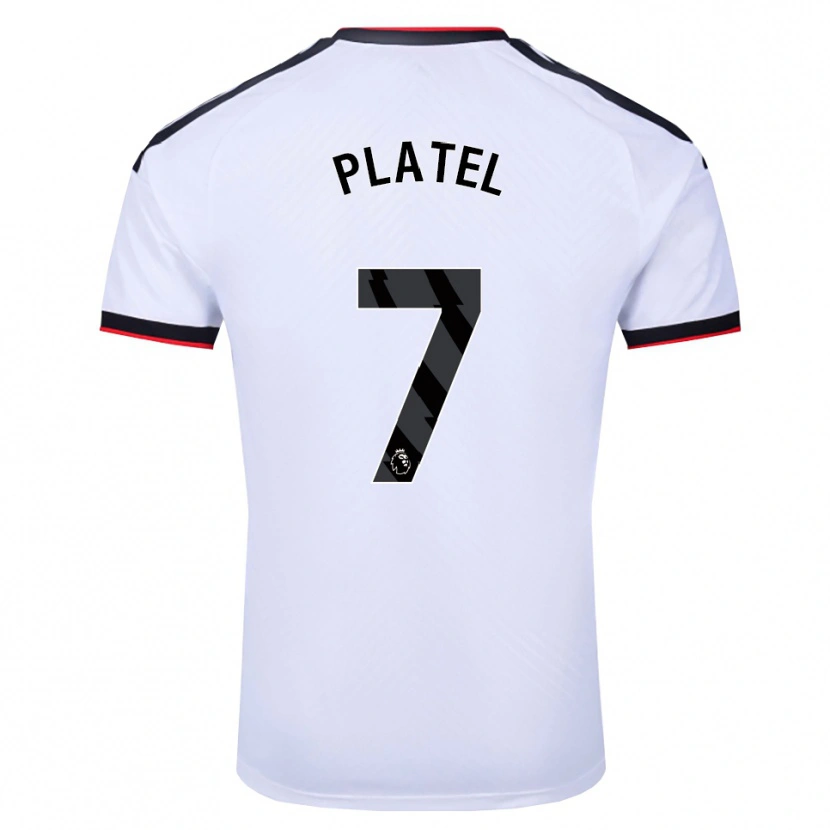 Danxen Niño Camiseta Harley Platel #7 Blanco Negro Rojo 1ª Equipación 2026/27 La Camisa México