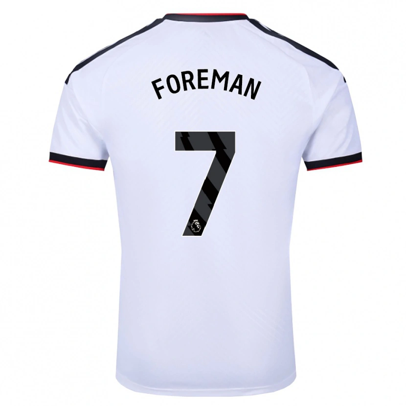 Danxen Niño Camiseta Tia Foreman #7 Blanco Negro Rojo 1ª Equipación 2026/27 La Camisa México