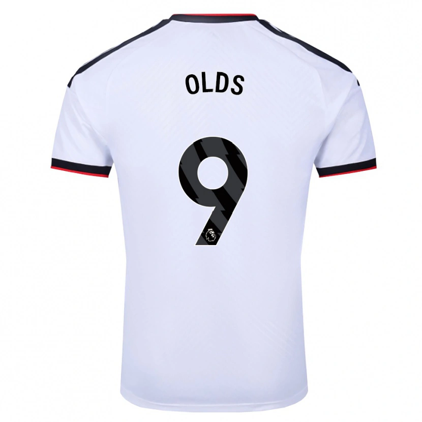 Danxen Niño Camiseta Ellie Olds #9 Blanco Negro Rojo 1ª Equipación 2026/27 La Camisa México