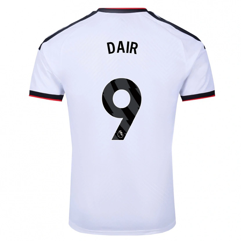 Danxen Niño Camiseta Brodie Dair #9 Blanco Negro Rojo 1ª Equipación 2026/27 La Camisa México