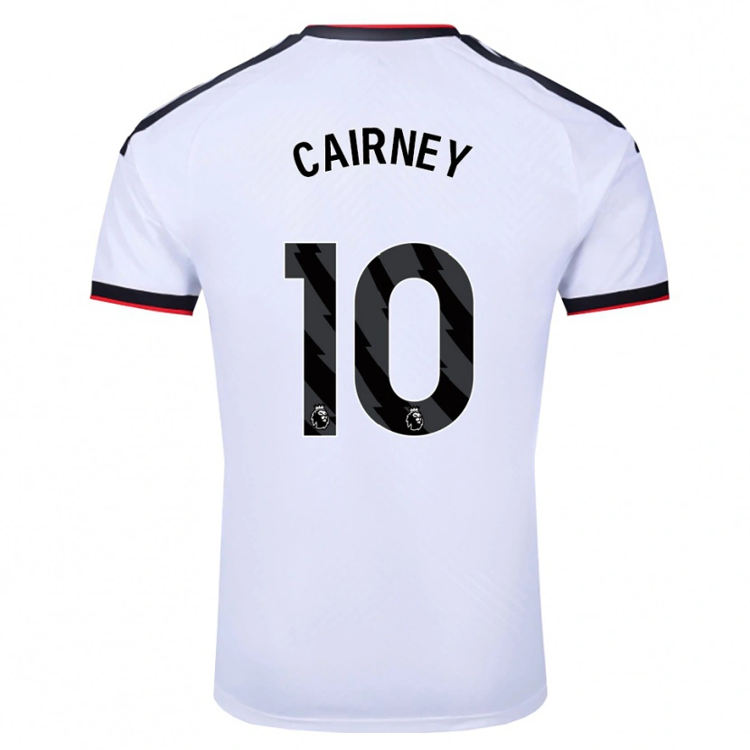 Danxen Niño Camiseta Tom Cairney #10 Blanco Negro Rojo 1ª Equipación 2026/27 La Camisa México