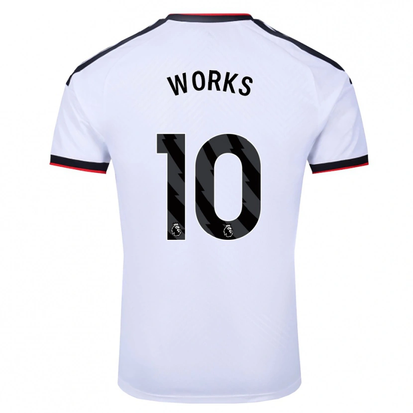 Danxen Niño Camiseta Terrell Works #10 Blanco Negro Rojo 1ª Equipación 2026/27 La Camisa México
