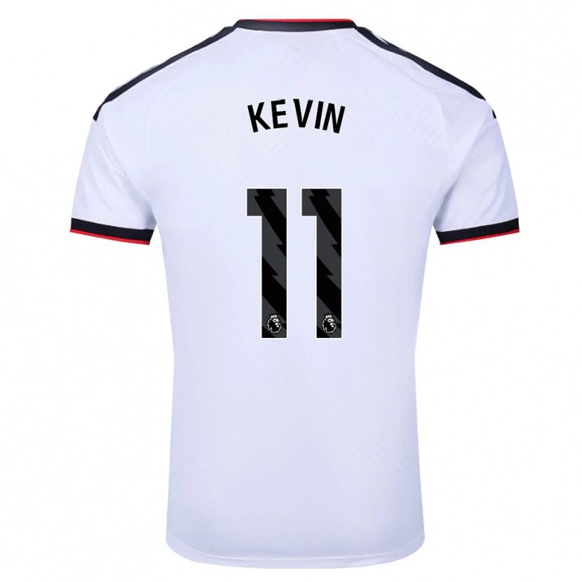 Danxen Niño Camiseta Kevin Santos Lopes De Macedo #11 Blanco Negro Rojo 1ª Equipación 2026/27 La Camisa México