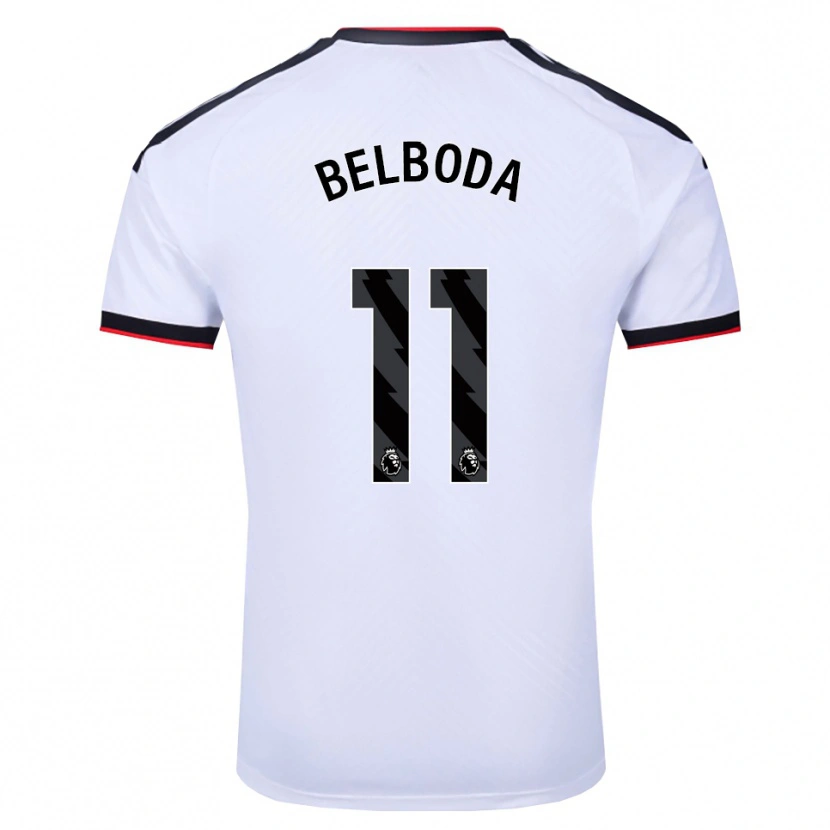 Danxen Niño Camiseta Malachai Belboda #11 Blanco Negro Rojo 1ª Equipación 2026/27 La Camisa México
