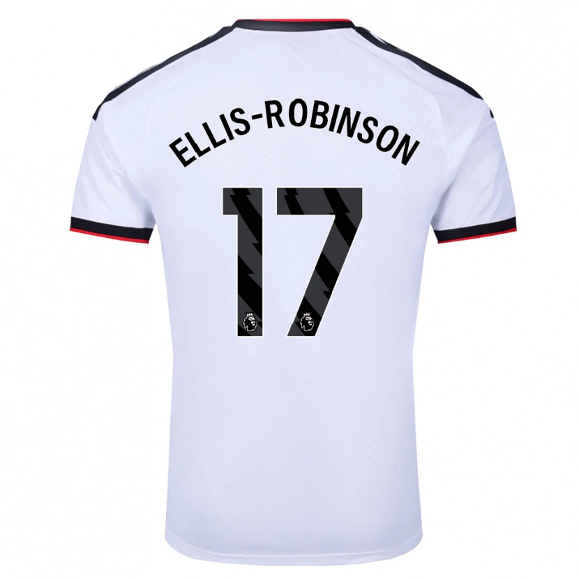 Danxen Niño Camiseta Eddie Ellis-Robinson #17 Blanco Negro Rojo 1ª Equipación 2026/27 La Camisa México