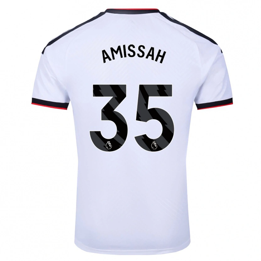Danxen Niño Camiseta Sam Amissah #35 Blanco Negro Rojo 1ª Equipación 2026/27 La Camisa México