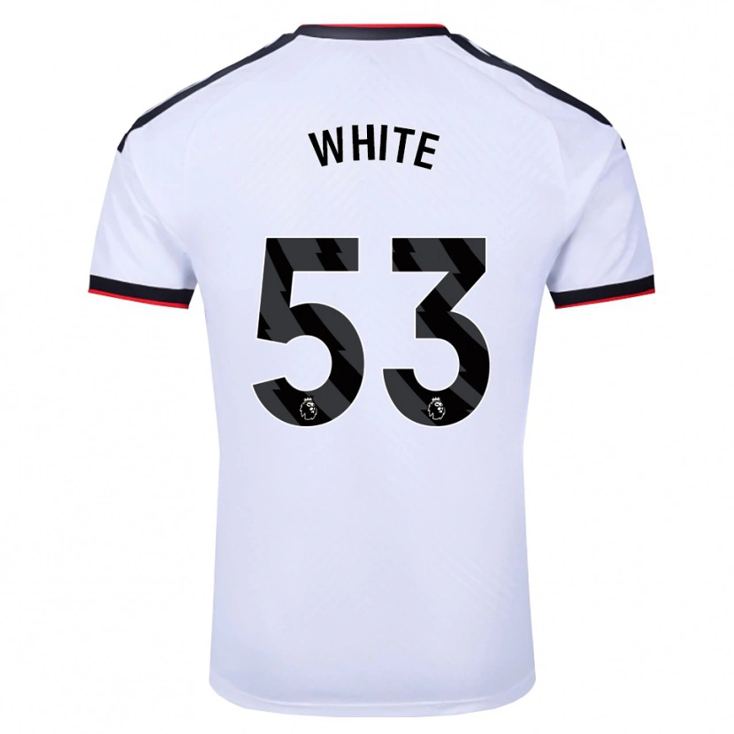 Danxen Niño Camiseta Alfie White #53 Blanco Negro Rojo 1ª Equipación 2026/27 La Camisa México