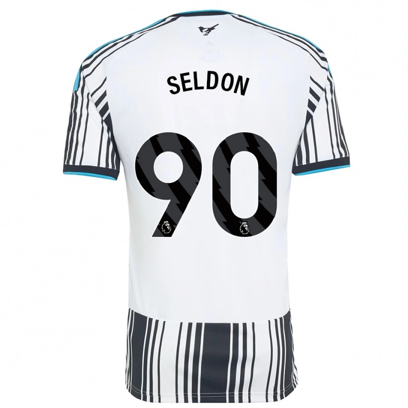 Danxen Niño Camiseta Alfie Seldon #90 Azulcielo Negro Blanco 1ª Equipación 2026/27 La Camisa México