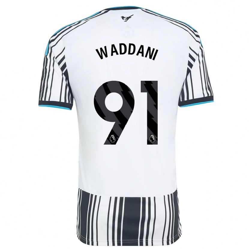 Danxen Niño Camiseta Mohamed Waddani #91 Azulcielo Negro Blanco 1ª Equipación 2026/27 La Camisa México