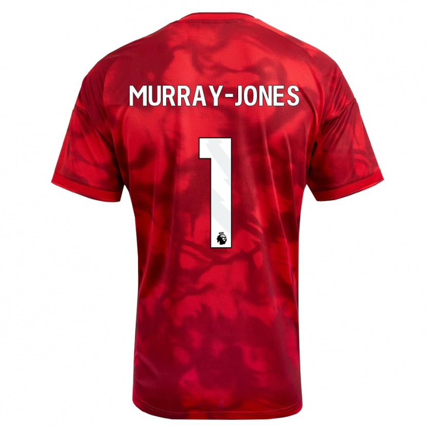 Danxen Niño Camiseta George Murray-Jones #1 Carmesí Blanco 1ª Equipación 2026/27 La Camisa México