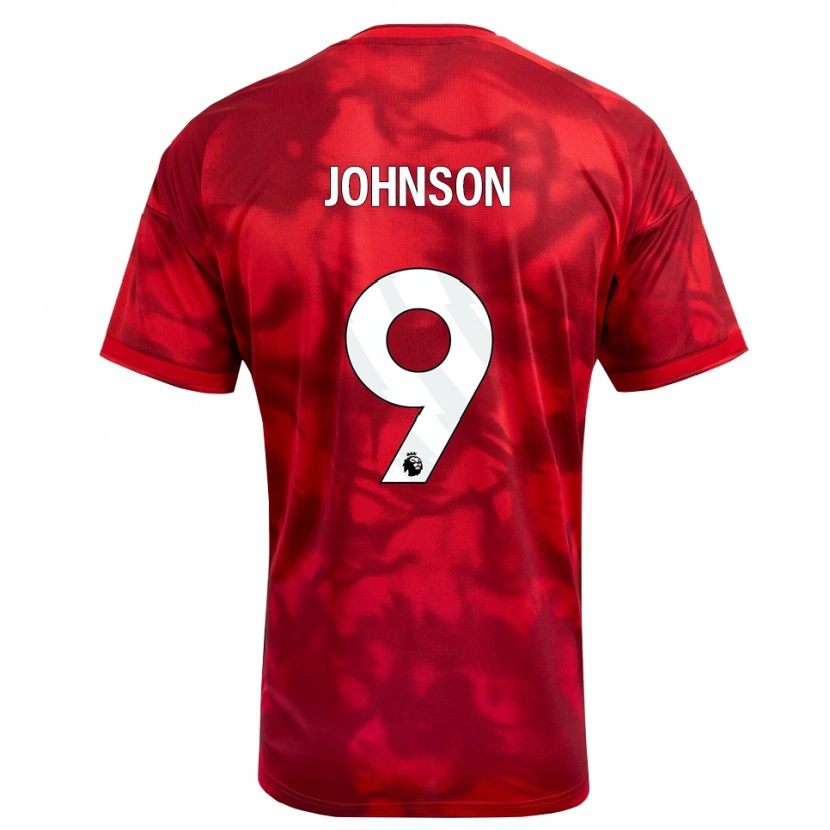 Danxen Niño Camiseta Melissa Johnson #9 Carmesí Blanco 1ª Equipación 2026/27 La Camisa México