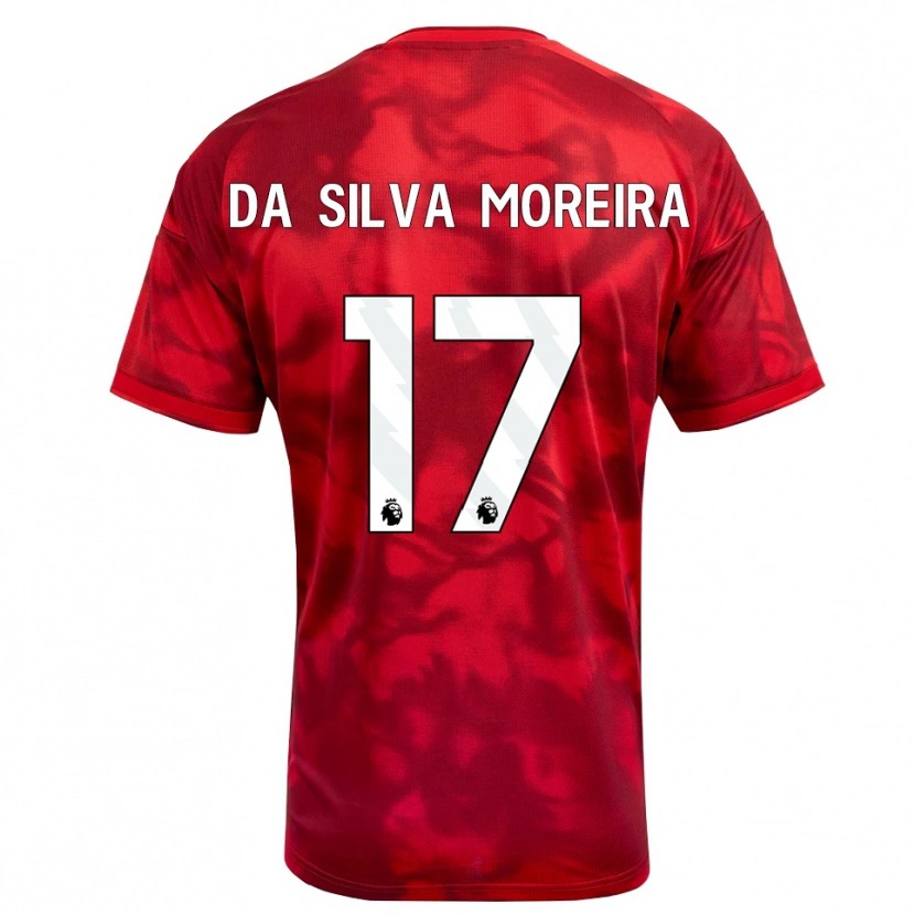 Danxen Niño Camiseta Eric Da Silva Moreira #17 Carmesí Blanco 1ª Equipación 2026/27 La Camisa México