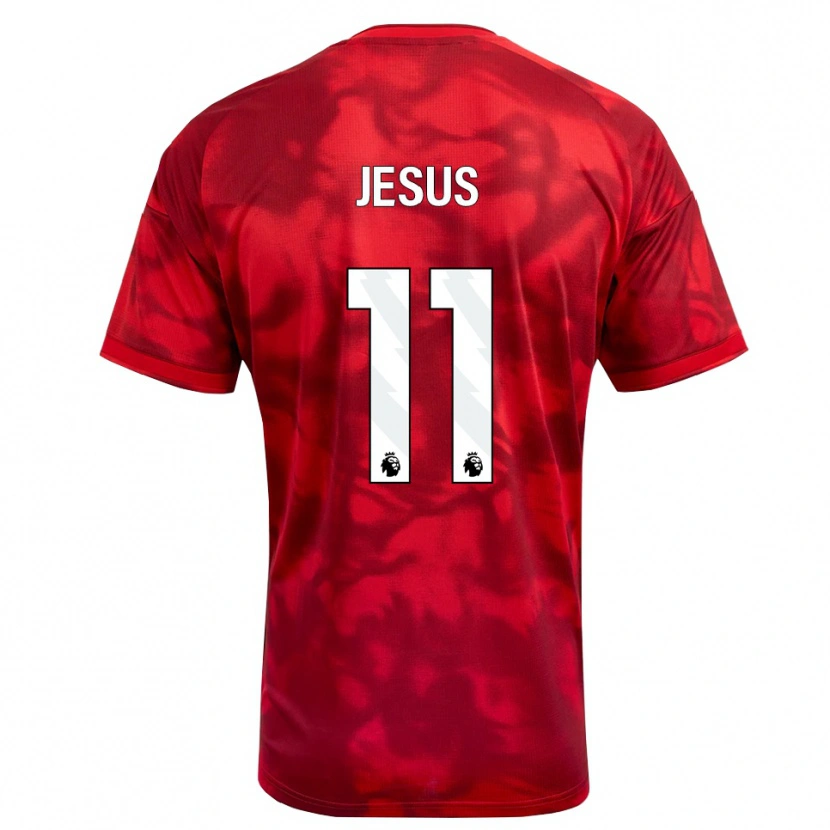 Danxen Niño Camiseta Igor Jesus #11 Carmesí Blanco 1ª Equipación 2026/27 La Camisa México
