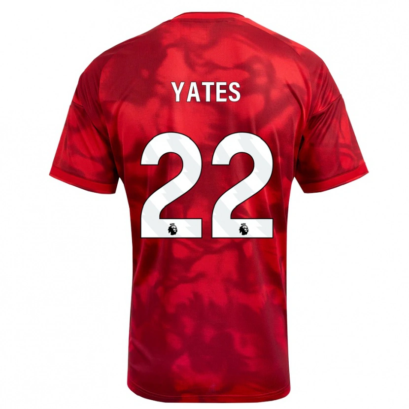 Danxen Niño Camiseta Ryan Yates #22 Carmesí Blanco 1ª Equipación 2026/27 La Camisa México
