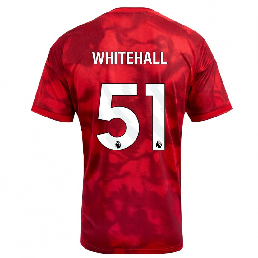 Danxen Niño Camiseta Archie Whitehall #51 Carmesí Blanco 1ª Equipación 2026/27 La Camisa México