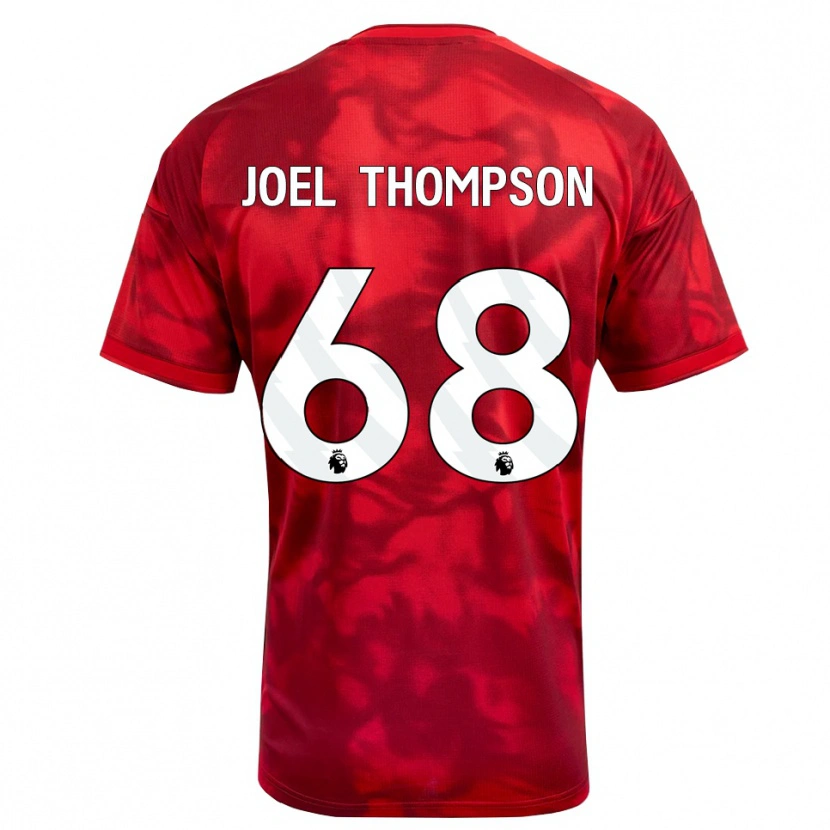 Danxen Niño Camiseta Joel Thompson #68 Carmesí Blanco 1ª Equipación 2026/27 La Camisa México