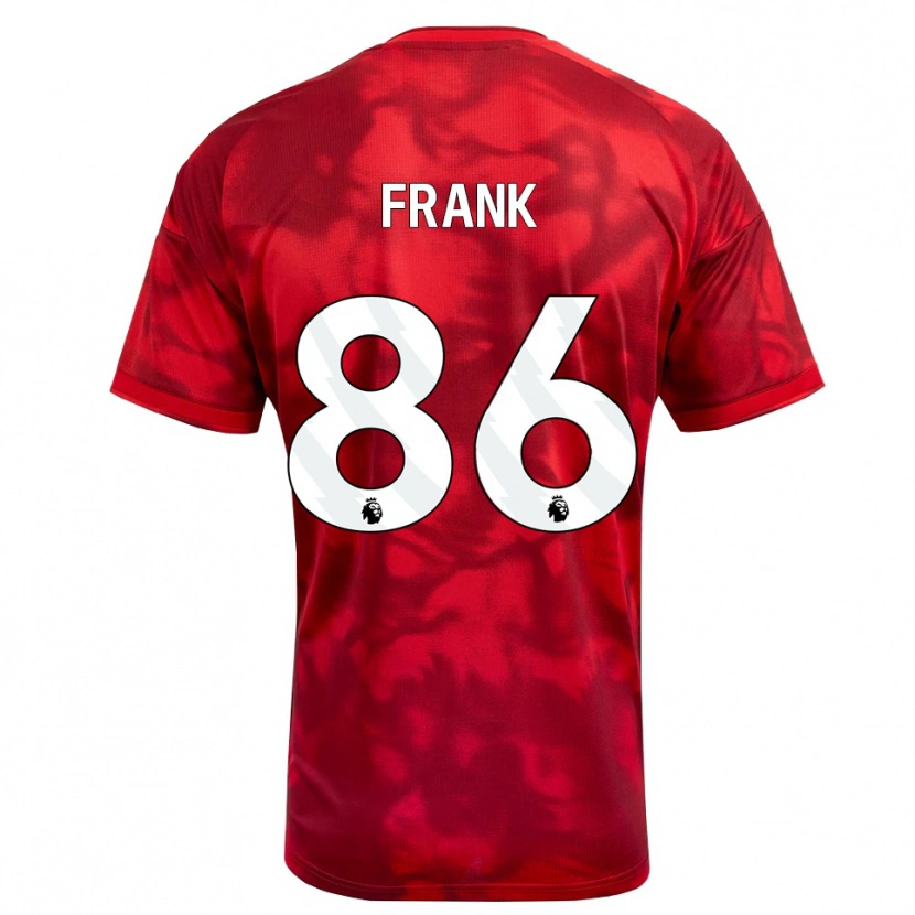 Danxen Niño Camiseta Frank Djamna #86 Carmesí Blanco 1ª Equipación 2026/27 La Camisa México