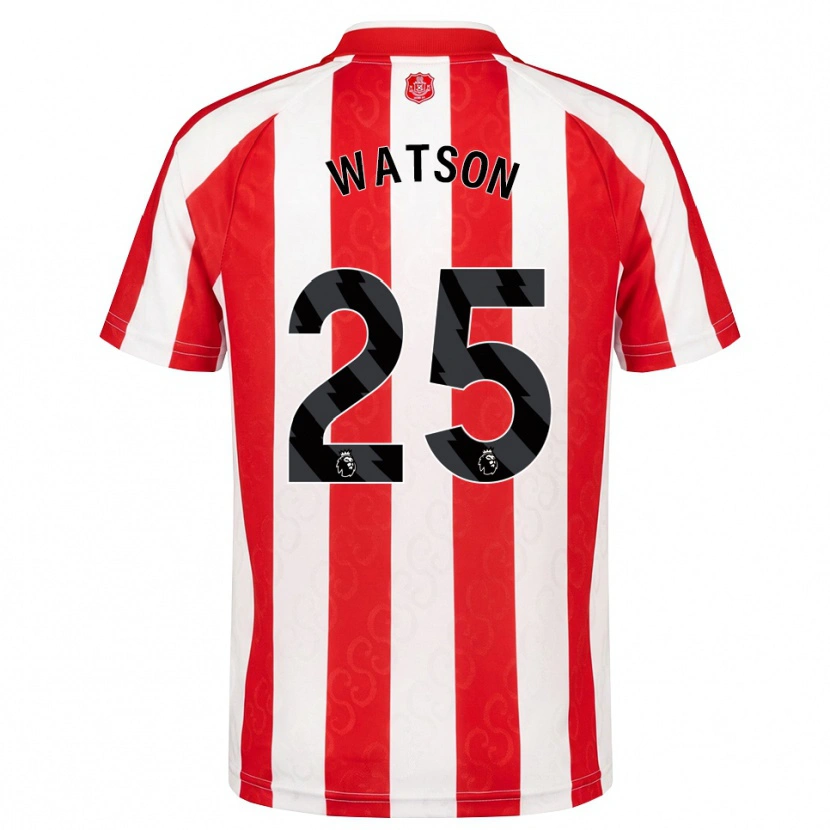 Danxen Niño Camiseta Katy Watson #25 Rojo Blanco Negro 1ª Equipación 2026/27 La Camisa México