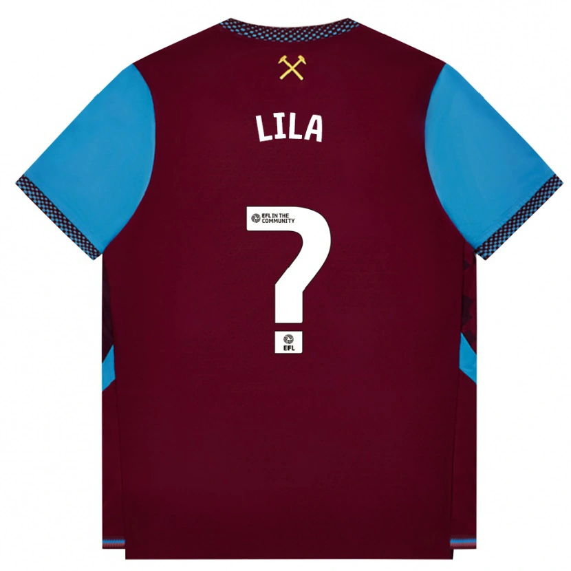Danxen Niño Camiseta Christian Lila #0 Borgoña Azulaciano 1ª Equipación 2026/27 La Camisa México