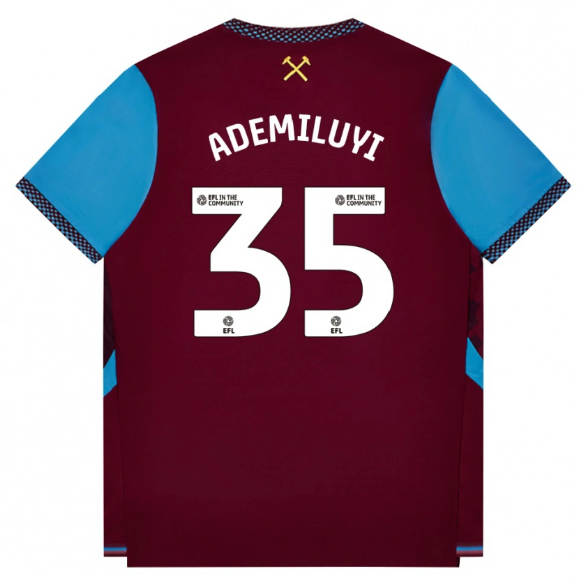 Danxen Niño Camiseta Princess Ademiluyi #35 Borgoña Azulaciano 1ª Equipación 2026/27 La Camisa México