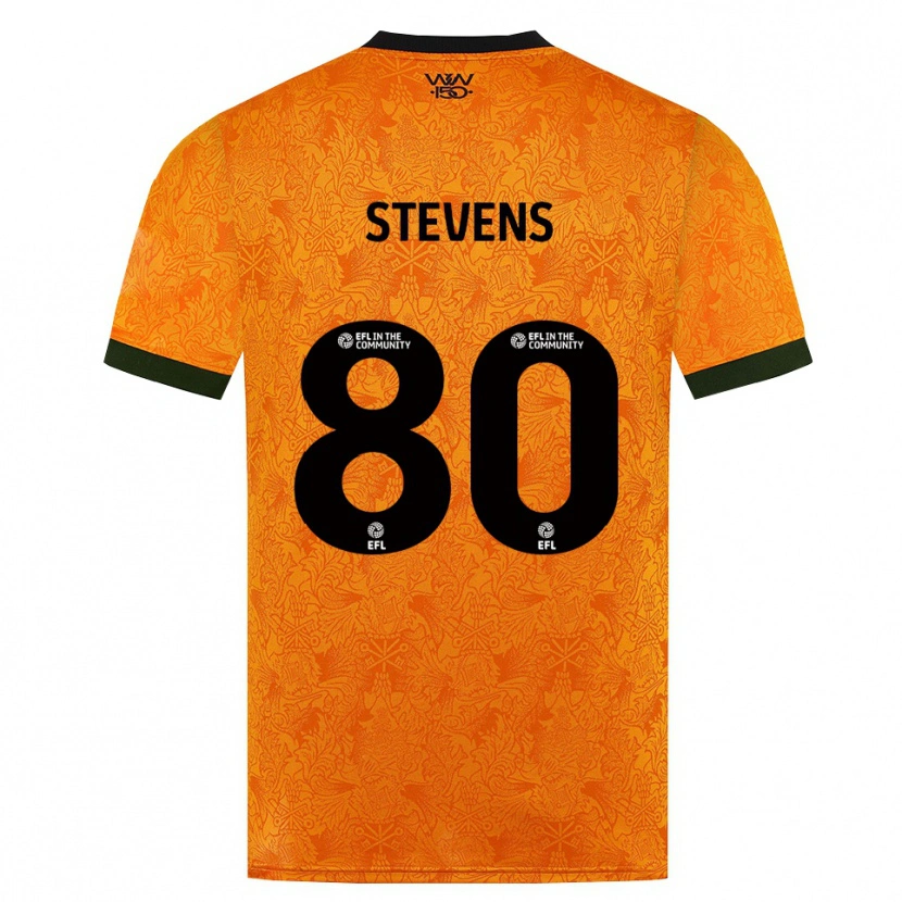 Danxen Niño Camiseta Mason Stevens #80 Naranja Negro 1ª Equipación 2026/27 La Camisa México