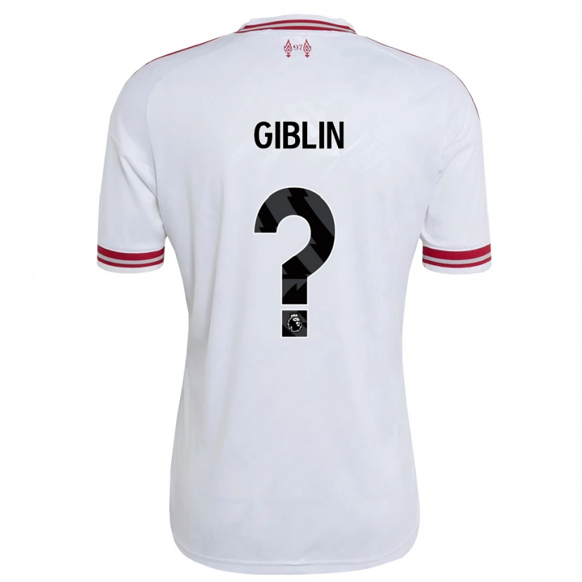 Danxen Niño Camiseta Nathan Giblin #0 Rojo Blanco 2ª Equipación 2026/27 La Camisa México