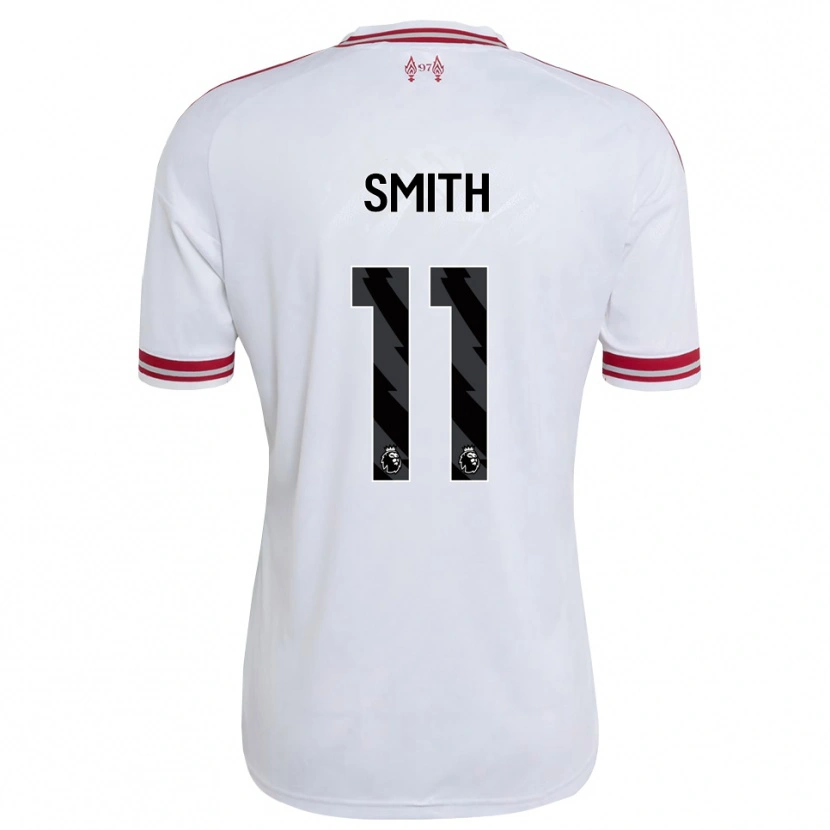 Danxen Niño Camiseta Olivia Smith #11 Rojo Blanco 2ª Equipación 2026/27 La Camisa México