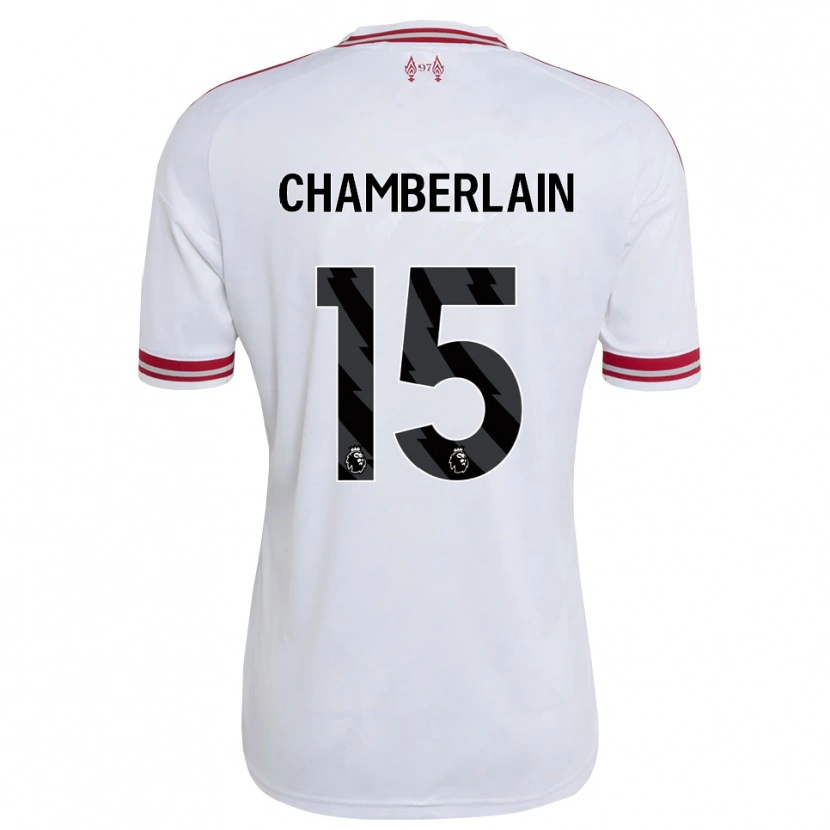 Danxen Niño Camiseta Alex Oxlade Chamberlain #15 Rojo Blanco 2ª Equipación 2026/27 La Camisa México