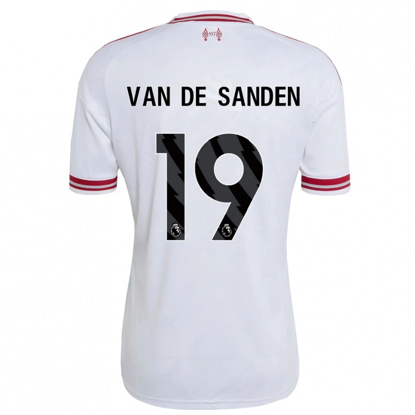 Danxen Niño Camiseta Shanice Van De Sanden #19 Rojo Blanco 2ª Equipación 2026/27 La Camisa México
