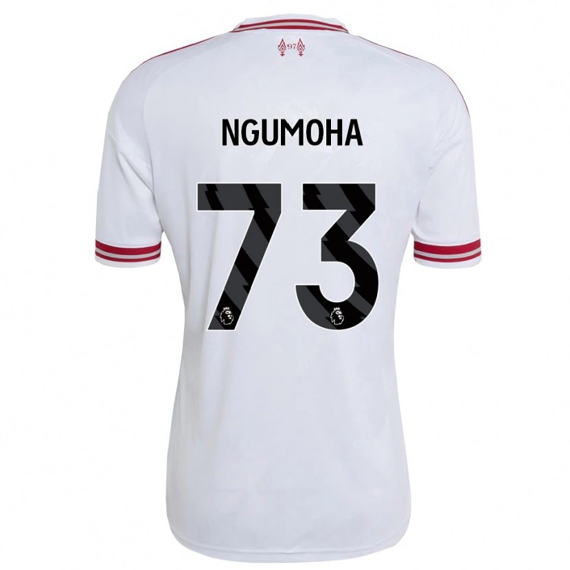 Danxen Niño Camiseta Rio Ngumoha #73 Rojo Blanco 2ª Equipación 2026/27 La Camisa México