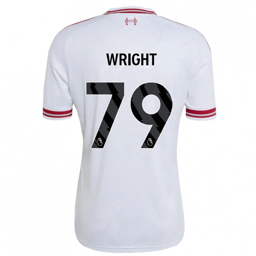 Danxen Niño Camiseta Will Wright #79 Rojo Blanco 2ª Equipación 2026/27 La Camisa México