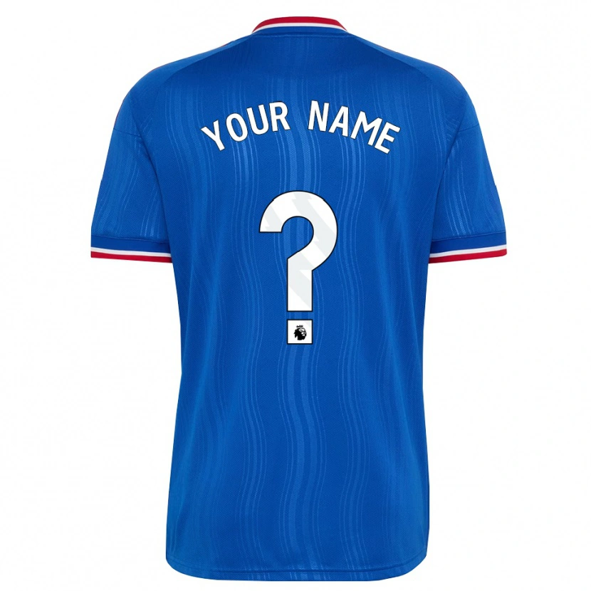 Danxen Niño Camiseta Su Nombre #0 Azul Blanco Rojo 2ª Equipación 2026/27 La Camisa México