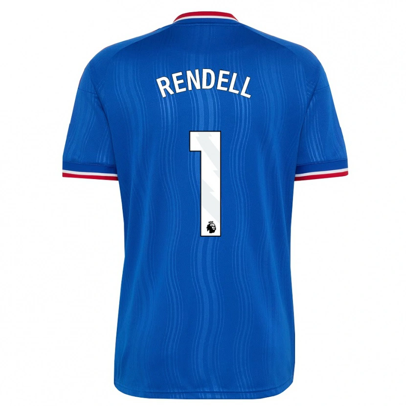 Danxen Niño Camiseta Kayla Rendell #1 Azul Blanco Rojo 2ª Equipación 2026/27 La Camisa México
