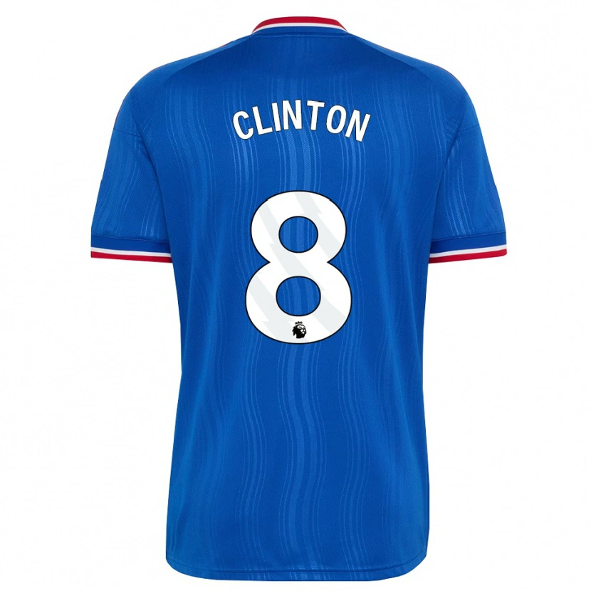 Danxen Niño Camiseta Grace Clinton #8 Azul Blanco Rojo 2ª Equipación 2026/27 La Camisa México