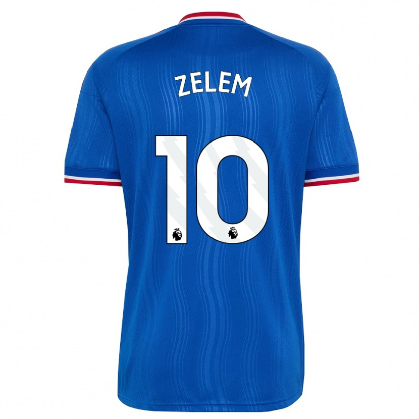 Danxen Niño Camiseta Katie Zelem #10 Azul Blanco Rojo 2ª Equipación 2026/27 La Camisa México