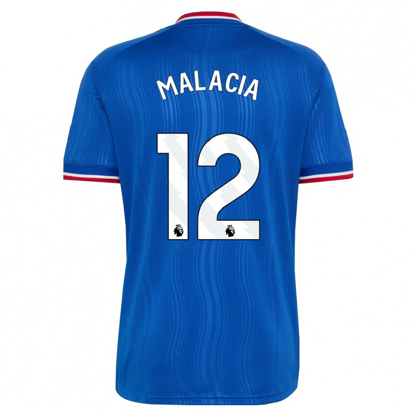 Danxen Niño Camiseta Tyrell Malacia #12 Azul Blanco Rojo 2ª Equipación 2026/27 La Camisa México
