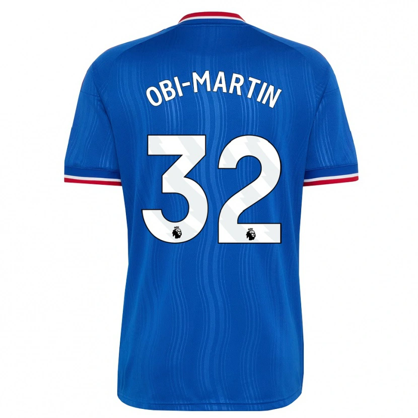 Danxen Niño Camiseta Chido Obi #32 Azul Blanco Rojo 2ª Equipación 2026/27 La Camisa México