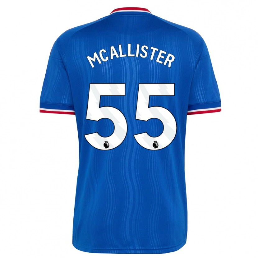 Danxen Niño Camiseta Finley Mcallister #55 Azul Blanco Rojo 2ª Equipación 2026/27 La Camisa México