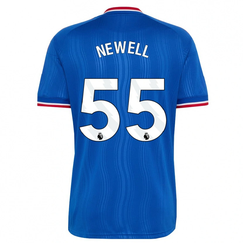 Danxen Niño Camiseta Lucy Newell #55 Azul Blanco Rojo 2ª Equipación 2026/27 La Camisa México