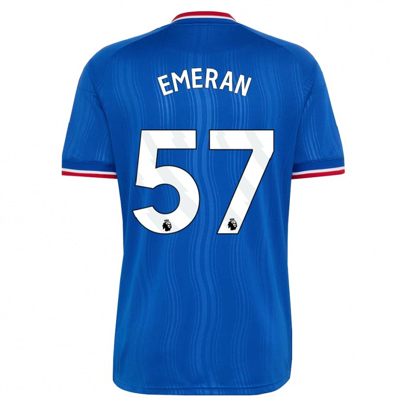 Danxen Niño Camiseta Noam Emeran #57 Azul Blanco Rojo 2ª Equipación 2026/27 La Camisa México